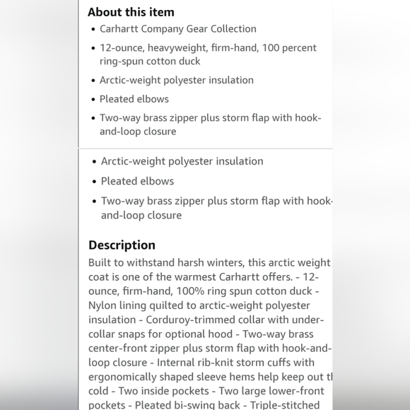 Carhartt C03 *vintage* Arctic Jacket - Picture 14 of 15